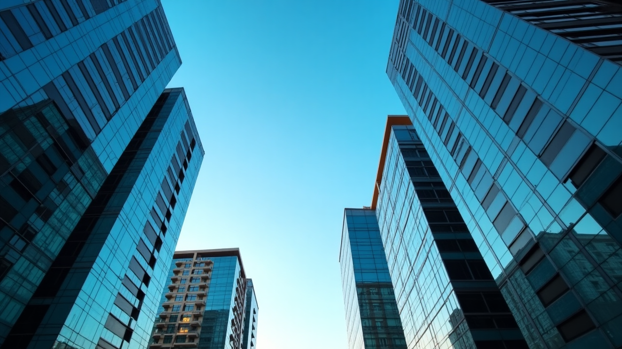 Kenyan business district with modern buildings representing growth opportunities amid risk management